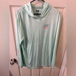 Salty Crew hooded seafoam Long Sleeve